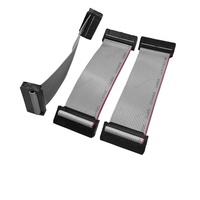 Câble plat de données 2651 en cuivre étamé PVC gris haute flexibilité pour affichage LED, machine servo, drone, maison intelligente