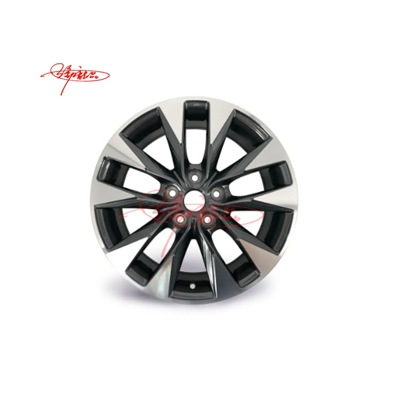 Llanta automotriz de 17 "y 17x6,5" para Nissan Sentra, repuesto de calidad OEM, cara mecanizada, color negro, 2016 - 2019