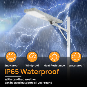 Farola <span class=keywords><strong>Solar</strong></span> LED para Exteriores de 40W/<span class=keywords><strong>60W</strong></span>/80W, Poste de Luz <span class=keywords><strong>Solar</strong></span> de Aluminio Impermeable IP65 para Carreteras y Estacionamientos, SMD DC con Certificación ROHS - Product Image 5