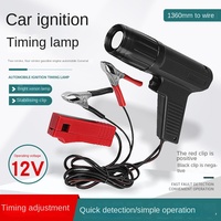 Pistolet de calage d'allumage pour réparation de moteurs de voitures et de motos, noir/rouge, compatible OLIVER, avec testeur de lumière de calage et outil de diagnostic