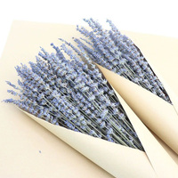 Bunga Lavender Ungu Kering dalam Bundel, Buket Lavender Awet, Dekorasi Vas Rumah untuk Hari Valentine, Kerajinan Aromaterapi, Pewangi