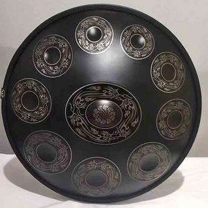 Tùy chỉnh màu sắc và thiết kế thép không gỉ PAN lưỡi trống giai đoạn Cấp 55cm ember 210L thép D nhỏ handpan trống bán buôn - Product Image 2