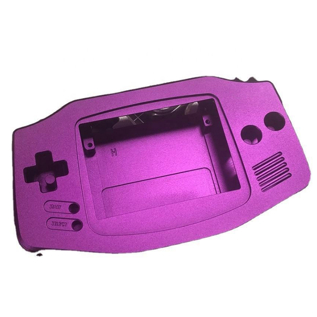 Customized CNC Machining Aluminum Game Handle Machined Shell for Game Boy Advance