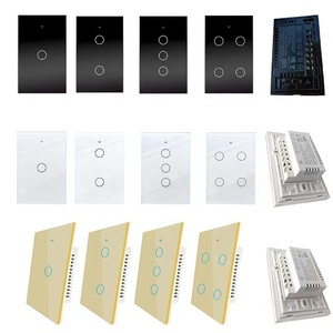 US Standard 220V 110 Voltage <b>Switch</b> RF433 Tuya App WiFi <b>Remote</b> Control Smart Tempered Glass Interrupteur Wifi 10A T - Product Image 6