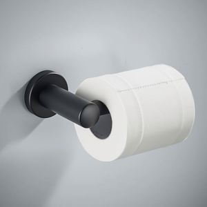 Wholesale Modern 304 Stainless Steel Wall Mounted Adhesive Toilet Paper Holder for Hotel & Gym Use - Product Image 2