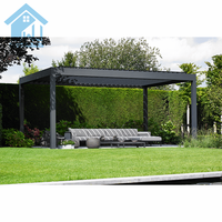 Pergola en aluminium Pergo-Lux 12X16 10X13, taille personnalisée, structure existante, toit à lames avec fixation