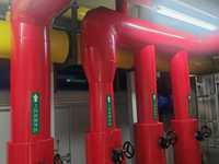 Station de refroidissement intégrée préfabriquée DYF Plug & Play avec composants PLC, groupe de refroidissement basse consommation et tuyauterie isolée pour entrepôt