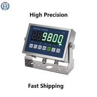 Indicatore di Peso HT9800-T8 in Acciaio Inox 304 IP66/IP68 con Funzione per Bestiame, Conteggio, Doppia Porta RS232, OEM ODM, Display LED