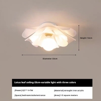 Nordic LED Moderne Simple Pendentif Lumière Acrylique Fleur Éclairage Lustre pour Chambre Salle À Manger