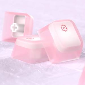 คีย์แคปซิลิโคน <span class=keywords><strong>CIY</strong></span> 113 คีย์ แบบ Nogi Cherry Profile ABC คีย์แคปซิลิโคนแบบ Pudding - Product Image 1