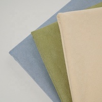 AUCUNE QUANTITÉ MINIMALE DE COMMANDE daim tissu polyester spandex personnalisé en daim microfibre tissu pour vêtement