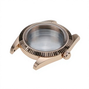 Boîtier de montre en acier inoxydable 316L de qualité supérieure, 38 mm, fin, avec verre bombé, vis et lunette interchangeable, compatible NH34 NH35 NH36 - Product Image 5