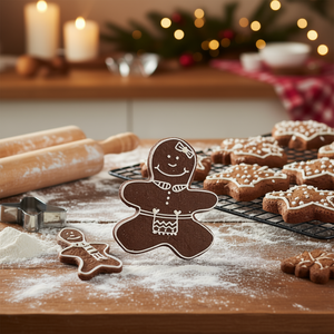 Cortadores de galletas de jengibre Dr. Oetker, paquete de 6, para hornear galletas navideñas - Product Image 3