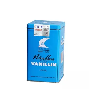 थोक उच्च गुणवत्ता कम कीमत वैनिलिन सीएएस 121-33-5 ध्रुवीय भालू वैनिलिन पाउडर