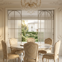 Porte coulissante moderne en alliage d'aluminium avec verre ignifuge et insonorisé pour chambre, cuisine, hôtel – Plusieurs coloris disponibles