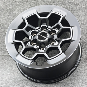 ล้ออัลลอยด์ Fonyee 17 <span class=keywords><strong>18</strong></span> นิ้ว สีดำด้าน สำหรับรถออฟโรด PCD 6x139.7 สำหรับ Toyota Hilux <span class=keywords><strong>Fortuner</strong></span> 4x4 รถ<span class=keywords><strong>ก</strong></span>ระบะ SUV - Product Image 3