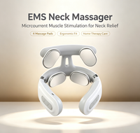 Masseur de cou électrique portable à impulsions, appareil de massage multifonctionnel pour les épaules, pour la relaxation quotidienne du cou à la maison et au bureau