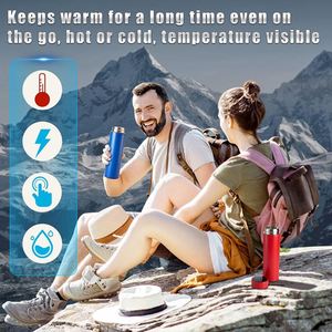 XD749 Custom Logo Printed Smart Digital Drinkware Thermos <b>Flask</b> Promotion Corporate Activity Business Gift Smart Water Bottle - Product Image 4