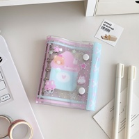 Original Cartoon M5 Notebook PVC-Abdeckung A6 Größe Student DIY Material Buch Austauschbare Innen kern Mini tragbare Lose blatt Buch