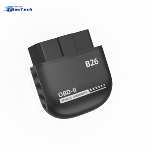 เครื่องตรวจจับข้อบกพร่องของเครื่องยนต์และอ่านโค้ด Flow Tech สำหรับรถยนต์ พร้อมการรับประกัน 1 ปี ใช้ได้กับรถยนต์ทั่วไป OBDII รุ่น B26 - Product Image 1