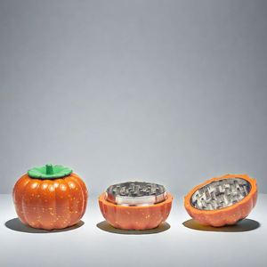 Nouveau moulin à herbes de qualité supérieure pour Halloween, citrouille, 60 mm, 3 couches, vente en gros, épices, moulin manuel, accessoires pour fumer - Product Image 3