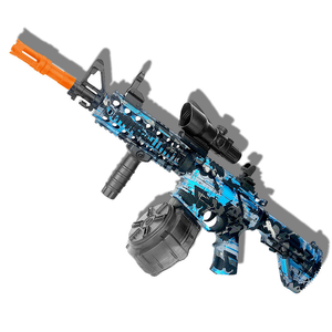 Pistola de Juguete de Plástico de Alta Velocidad, Pistola de Juguete <span class=keywords><strong>M4</strong></span> para Niños, Juego de Disparos al Aire Libre, Pistola de Juguete M416 con Tambor Grande para Niños - Product Image 1