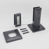 Support de fixation réglable sans cadre en acier inoxydable pour verre, accessoires de garde-corps, pince de fixation moderne pour poteau de clôture de piscine