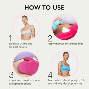 Lance Private Label vitamina C Self Tan Mousse naturale bagliore bronzeo lunga durata abbronzante cura della pelle schiuma abbronzante per tutti i tipi di pelle - Product Image 5