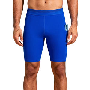 Shorts de sport légers pour hommes, séchage rapide, design portable, facile à transporter, taille élastique, cordon de serrage interne, petites poches, idéal pour l'entraînement - Product Image 1