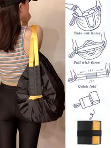 Muestra Gratuita, Bolsa de Viaje Deportiva Plegable Personalizada de Gran Capacidad, Bolsa de Gimnasio - Product Image 3