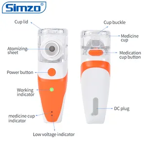 New Arrival CE Approved Breathing Treatment Portable Child Adult Mesh Ultrasonic Nebulizer Asthma