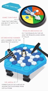 Penguin Intellectual Desktop Puzzle Play Beating Balance Ice <strong>Cubes</strong> <strong>Game</strong> Kids Toy Educational Parent-child Interactive Party <strong>Game</strong> - Product Image 5