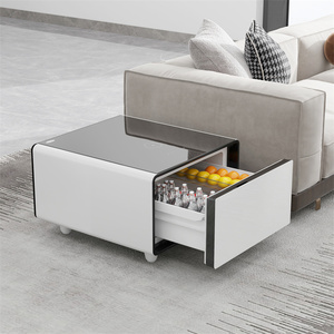 Tavolo da caffè intelligente moderno tavolo da Bar frigorifero per la casa balcone o spazio commerciale panca stretta - Product Image 4