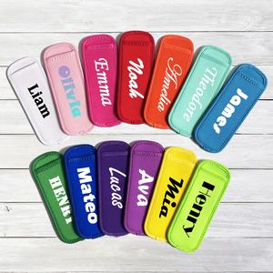 Özel promosyon süblimasyon baskı neopren Popsicle tutucu kol yalıtımlı buzlu kutup tutucular - Product Image 3