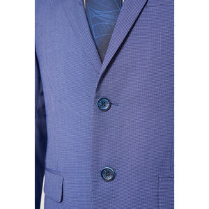 <span class=keywords><strong>Blazer</strong></span> de trajes para <span class=keywords><strong>hombre</strong></span>, superventas, cuello en V, azul, tipo diamante, entramado, venta al por mayor, chaquetas de traje de boda personalizadas para <span class=keywords><strong>hombre</strong></span>, venta al por mayor - Product Image 4