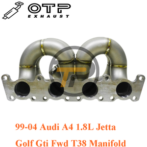ท่อระบายอากาศ OTP สำหรับ3มม. 99-04 Aud * A4 1.8L Jett * Golf MK4 Gt * Fwd Tur Bo T38ท่อสแตนเลสประสิทธิภาพสูง - Product Image 4