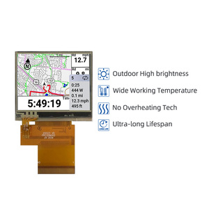 定制2英寸IPS 480x360高亮度显示屏800nits TTL宽温TFT液晶显示屏，带4线电阻式触摸功能 - Product Image 1