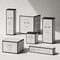 Boîte en carton blanc pliable avec gaufrage et dorure personnalisés pour crème pour le visage, masque facial, emballage de cosmétiques