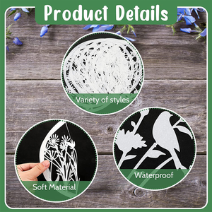 Pochoirs ronds à fleurs sauvages pour la <span class=keywords><strong>peinture</strong></span>, modèle de <span class=keywords><strong>pochoir</strong></span> pour la création de journaux et de carnets, pochoirs de dessin de fleurs - Product Image 3