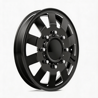 Rines Forjados Personalizados Pulidos 20X8.25 24X8.25 con Tapas Centrales Flotantes 10X285.75 8X165.1 para Ram 3500 Ford F350