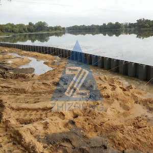 PVC-schaalwand, vinyl schaalwand, zeewering, Z&U type PVC vinyl schaalwand voor getijdenwering, golfbrekers, keermuren - Product Image 4