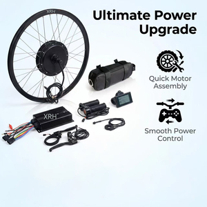 Kit Completo Tutto-in-Uno per Conversione Bici Elettrica con Motore Posteriore, Controller a Onda Sinusoidale Impermeabile 1500W/2000W/3000W/5000W, 48V 52V 60V 72V - Product Image 5