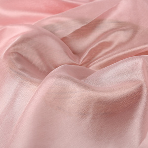 Solid Color Bark Wrinkle Hanfu Fabric 20D108D Polyester <b>Material</b> Spring Summer Ancient Style Women Dress Fabric - Product Image 1