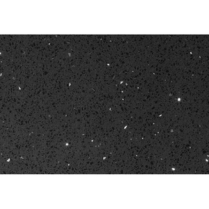 Specchio nero lucido pietra di quarzo nero galassia scintillio prezzo all'ingrosso pietra di marmo artificiale posteriore galassia quarzo controsoffitto - Product Image 1