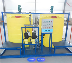 ปั๊ม PLC ควบคุมอัตโนมัติรุ่นใหม่สำหรับระบบเตรียมและจ่ายสารเคมีโพลีเมอร์ผงสำหรับบำบัดน้ำเสีย อัตราการไหล 5 ลบ.ม./ชม. - Product Image 2