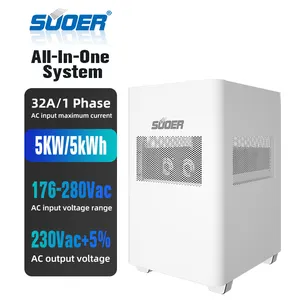 SUOER5KWソーラーエネルギーシステムコンプリートキットソーラー5kw8kw 10kw 12kw20kwソーラーエネルギー貯蔵システム