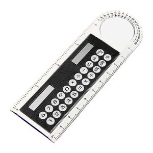 Papelería Creativa 2 en 1, Calculadora Científica Multifunción Solar Personalizada para Estudiantes con Regla - Product Image 4