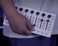 M-VAVE magasin d'usine prix bon marché en gros SMC-MIXER clavier MIDI sans fil portable pads de batterie contrôleur Console de mixage