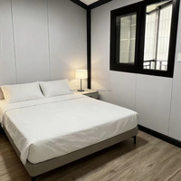 Bureau conteneur préfabriqué de 20 pieds, maison modulaire respirante et étanche avec aménagement personnalisé, idéal pour dortoirs de personnel scolaire - Kinghouse