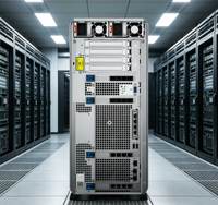 Server Tower PowerEdge T560 5U Dual Socket dengan Memori DDR5 ECC Maksimal 1TB PCIe Gen5 untuk Virtualisasi Database Perusahaan Menengah